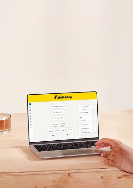 ReviewWave website shown on a laptop