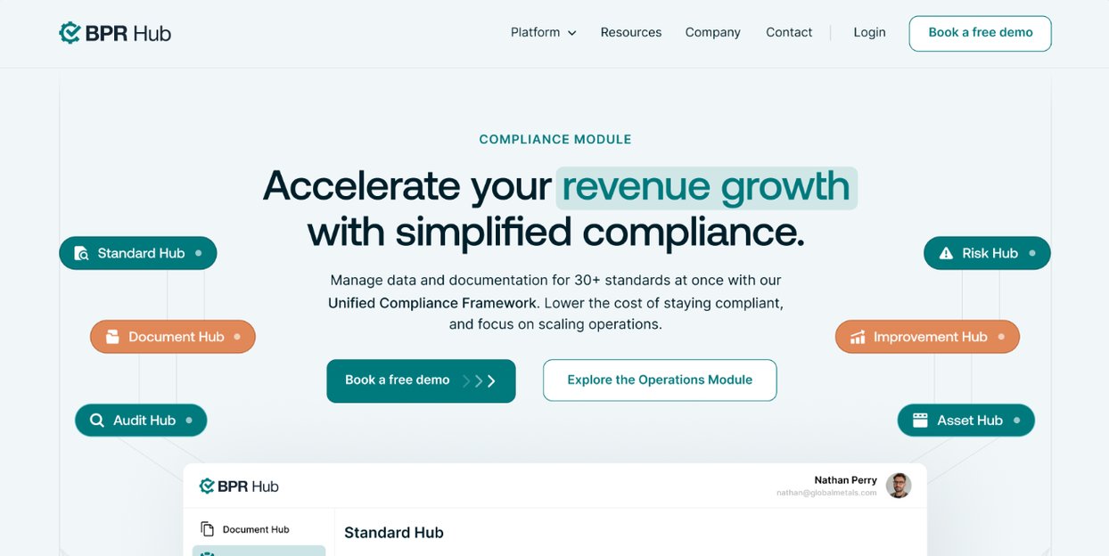 A website mockup produced during the translation phase